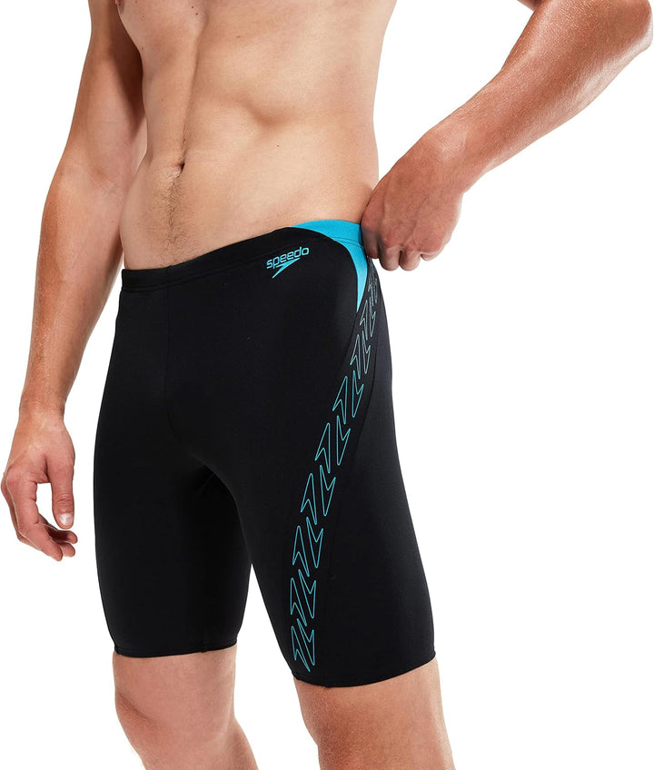 Speedo Herren Hyper Boom Schwarz/Bolt 38, Schwarz/Bolt 38