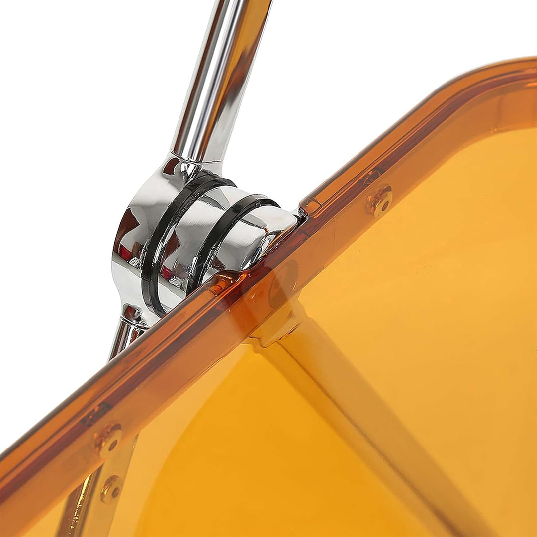 homewell Klappstuhl Angelstuhl Faltstuhl Acryl Campingstuhl praktisch robust leicht (braun 2er Set)