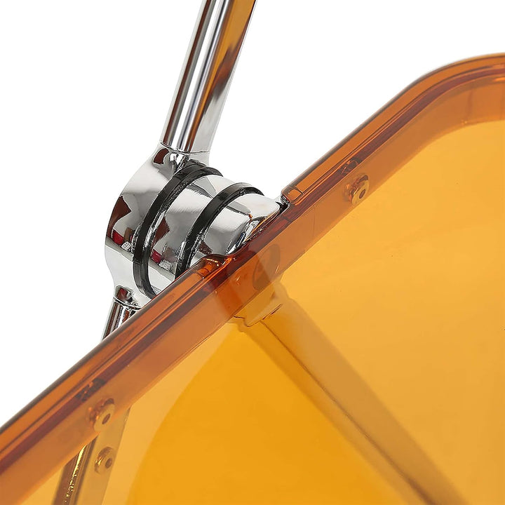 homewell Klappstuhl Angelstuhl Faltstuhl Acryl Campingstuhl praktisch robust leicht (braun 2er Set)