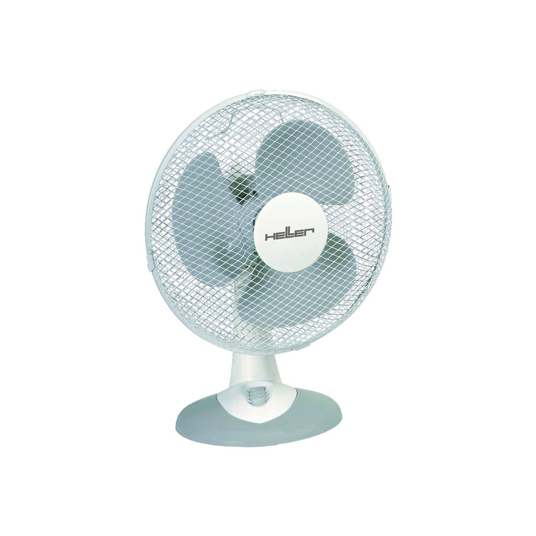 Heller TWV 336, Tischventilator, 40W, oszillierend, grau/weiss
