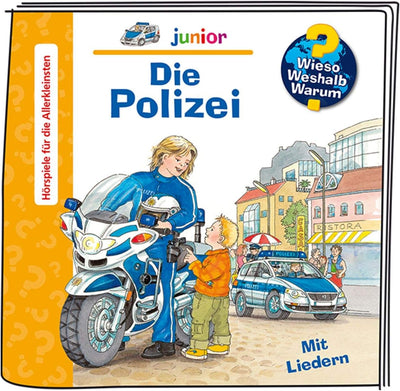 tonies Hörfiguren für Toniebox, Wieso? Weshalb? Warum? junior – Die Polizei, Hörspiel mit Liedern fü