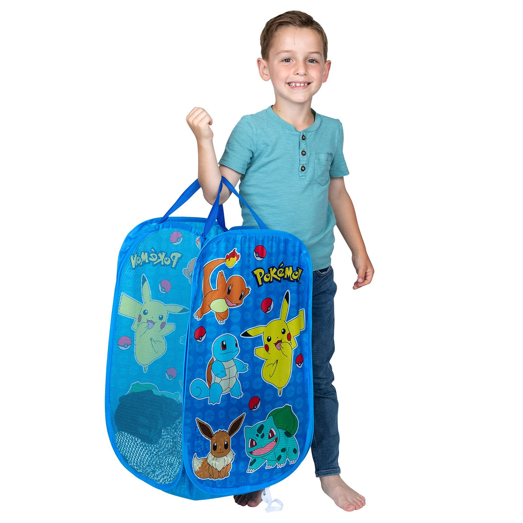 Franco Faltbarer Aufbewahrungskorb für Kinderzimmer, Einheitsgrösse, Pokemon 70 litres Pokemon, 70 l