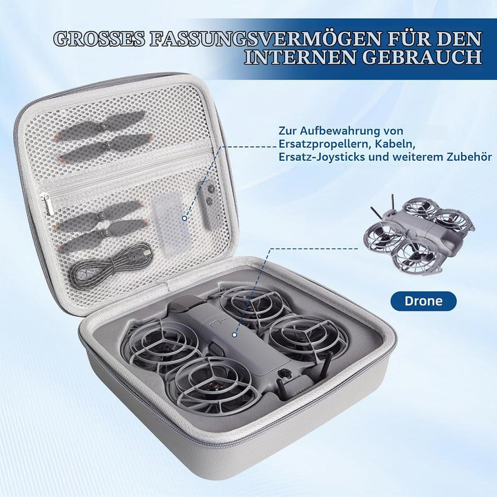 Tragetasche Case Tasche für DJI NEO 2, Tasche für DJI Neo Drone Zubehör, Stossfeste und Tragbare Dro