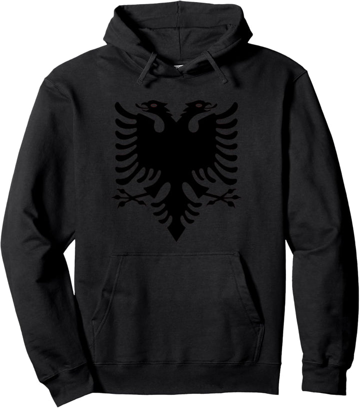 Albanian Double Eagle Design - Albania Crest Pullover Hoodie
