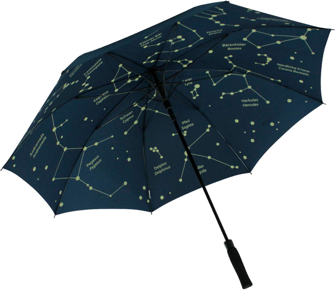 iX-brella Regenschirm Astro Sternenhimmel - Golfschirm Automatik XXL 130cm Sternenhimmel Golfschirm