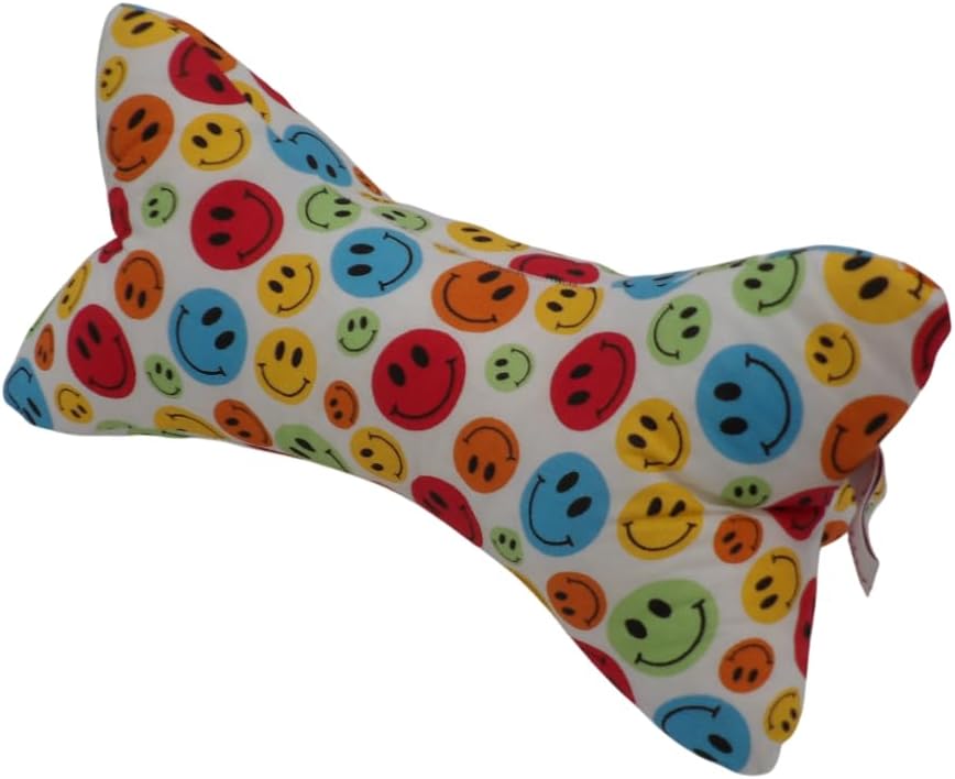 Manufaktur Martinshof Leseknochen Smiley, Nackenkissen, Nackenknochen, Nackenrolle,Lesekissen, Lesek