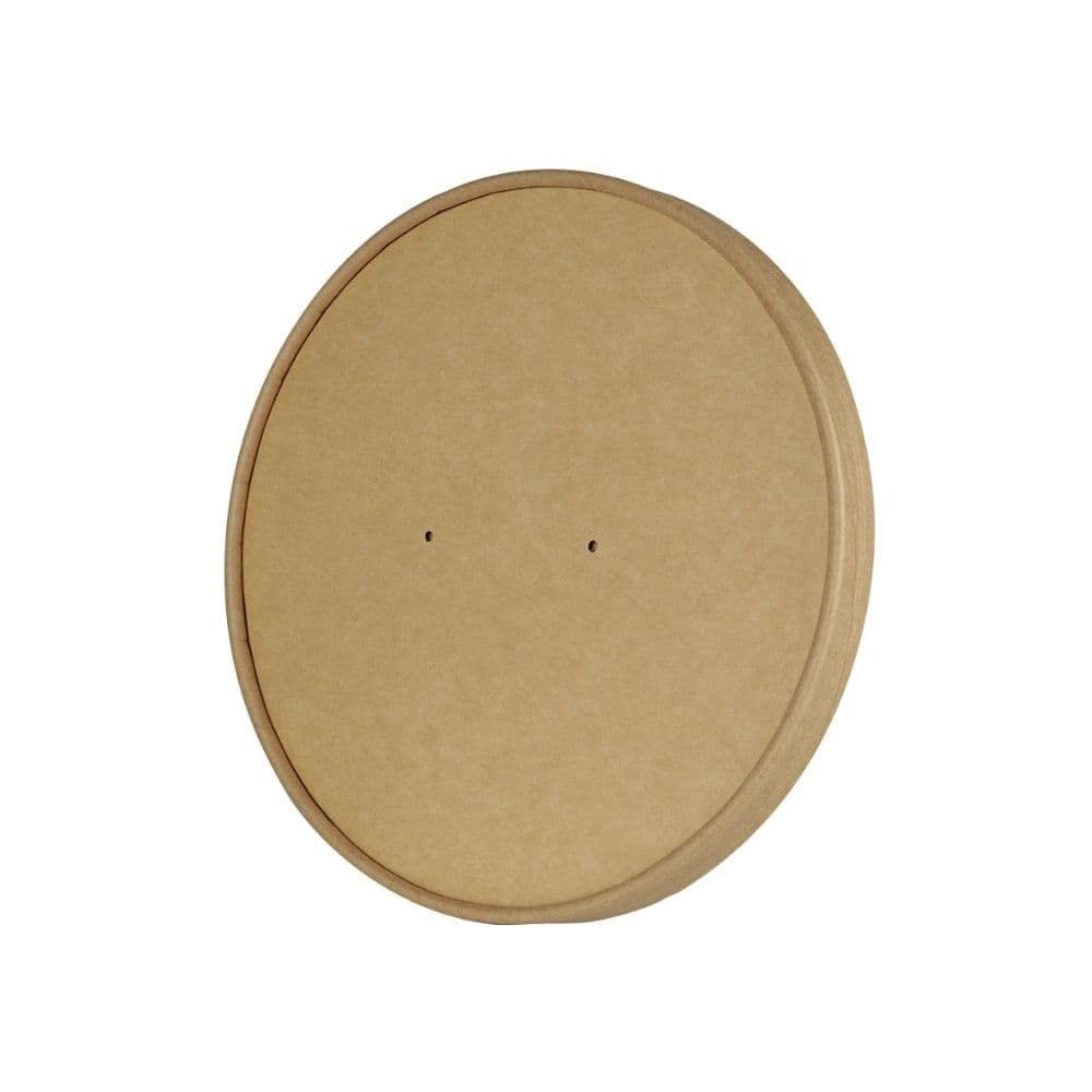 BIOZOYG Bio Einweg-Becher-Deckel für Bio Speisebecher Ø 185mm I Kompostierbare Becher Einweg Deckel