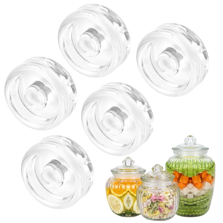 LPAMABA 5 Stückφ7cm Fermentationsgewichte Fermentation Glasgewichte Fermentiergewichte Fermentier Gl