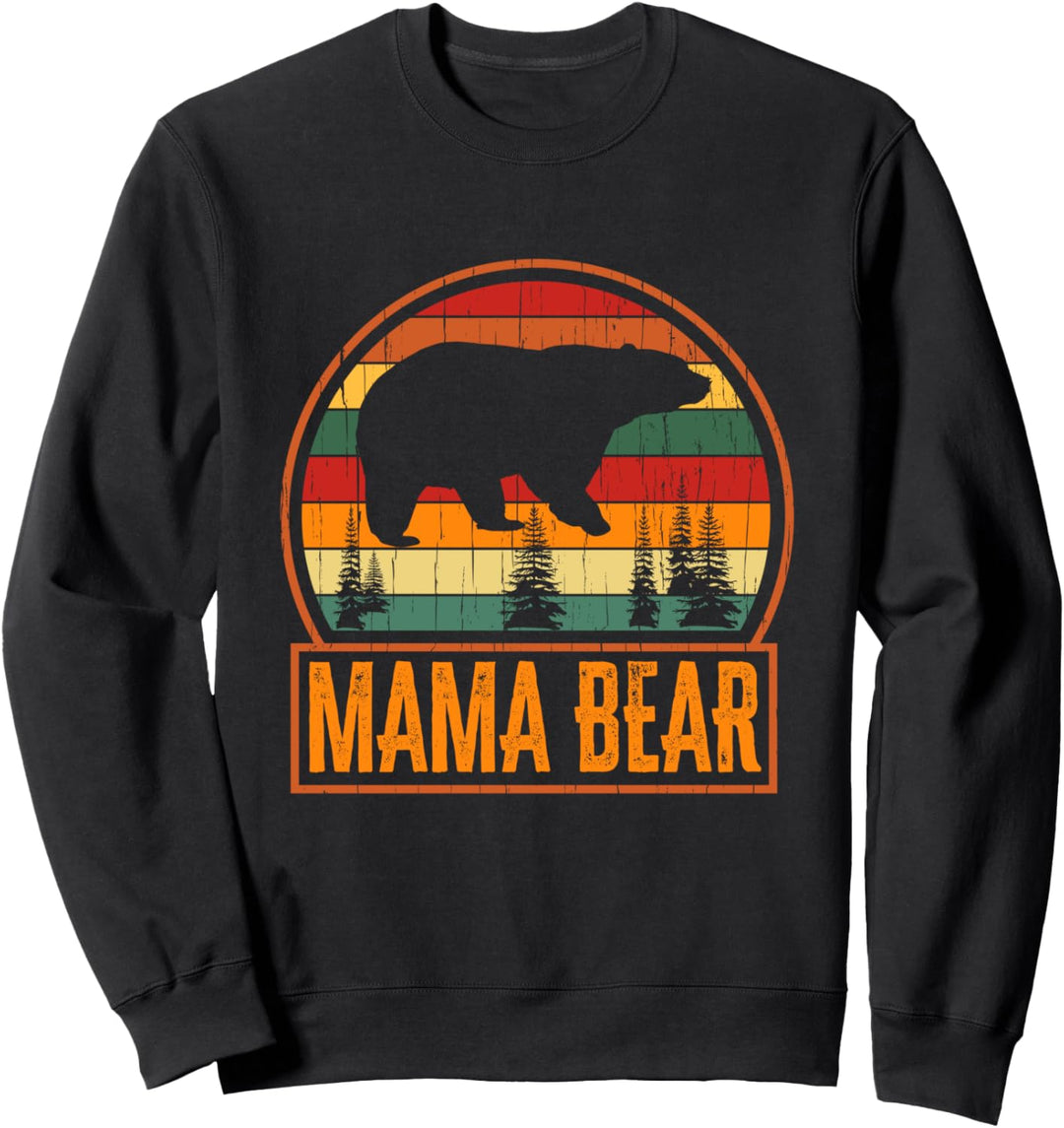 Mama Bear New Mom Baby Reveal Muttertag Geschenk Sweatshirt