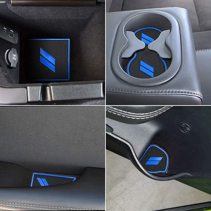 Auprite Rutschfeste Anti-Staub-Matten für Dodge Challenger 2015 2016 2017 2018 2019 2020 2021, massg