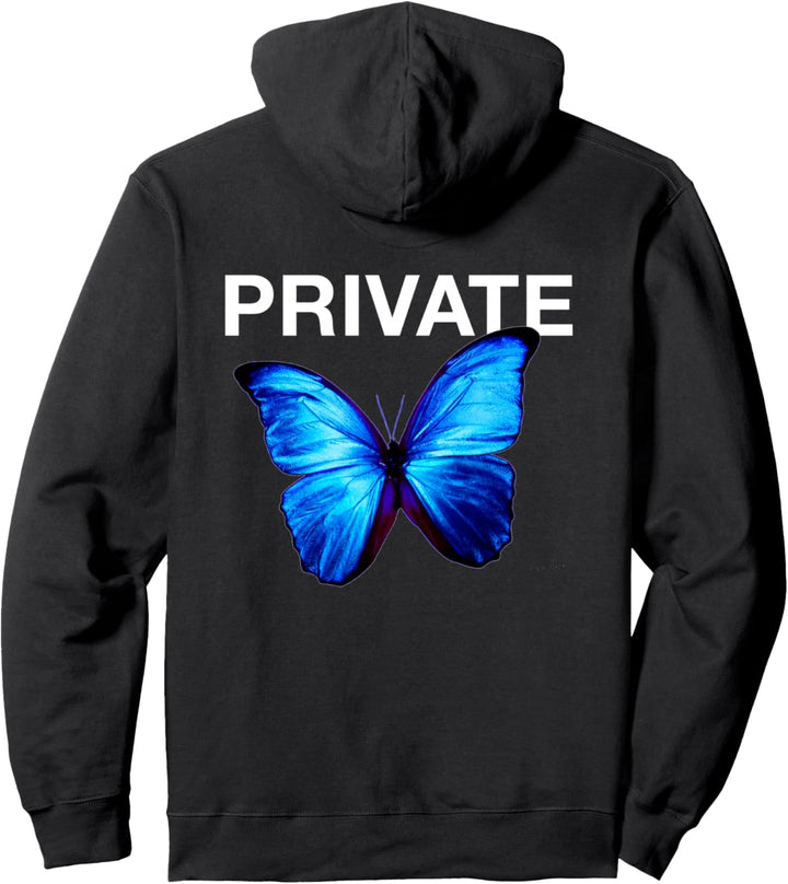 Private Blue Butterfly Club Europe Utopia Pullover Hoodie