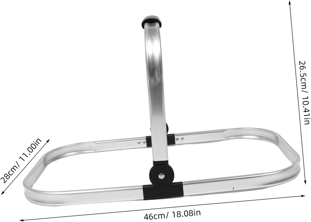 TOYANDONA Aluminium-korbgriffrahmen Leicht Klappbar Mit Anti-rutsch-Griff Für Einkaufskorb Und Pickn