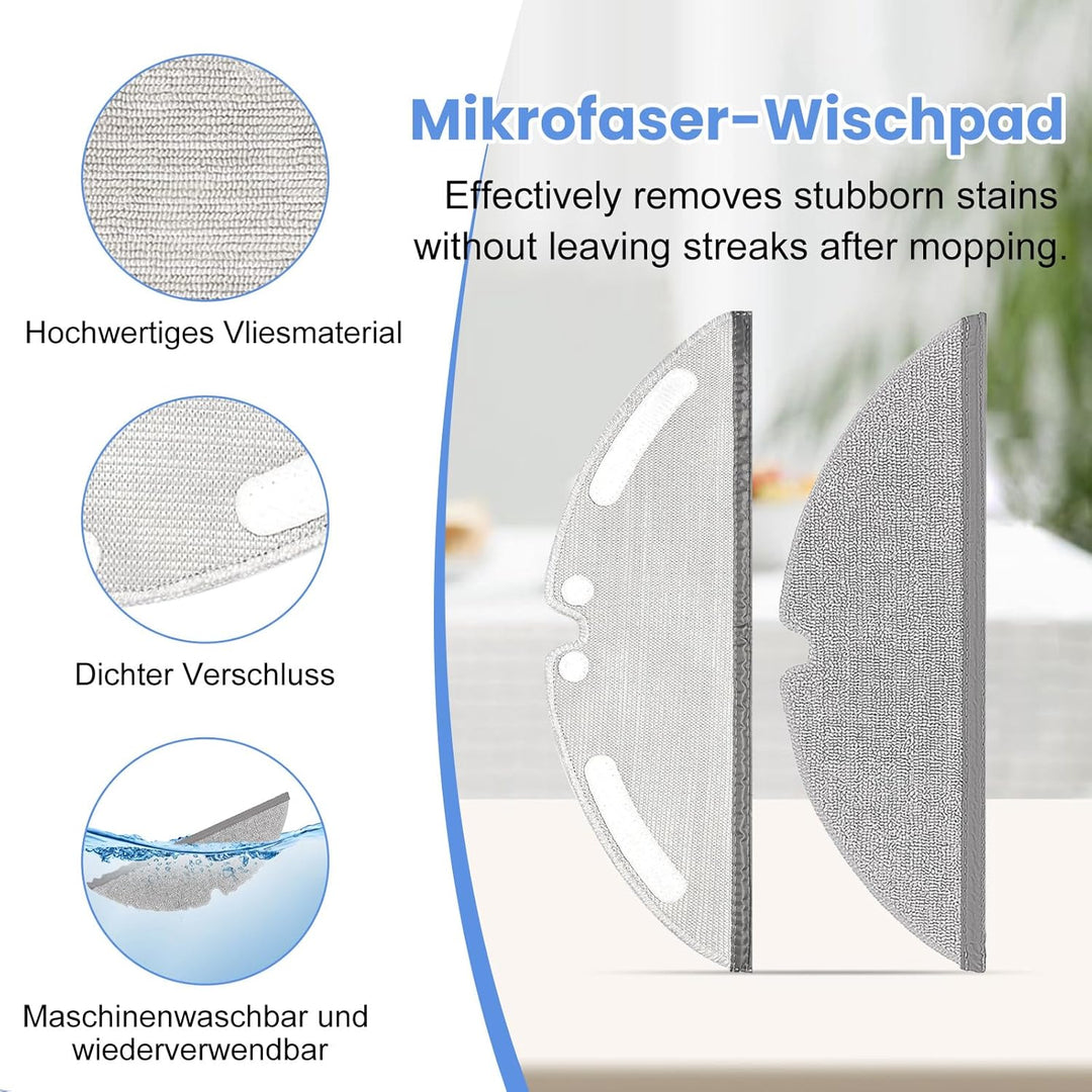 26 Stück Ersatzteile für Dreame D20 Pro Plus Zubehör, Komplettset mit 2 Hauptbürsten, 6 Seitenbürste
