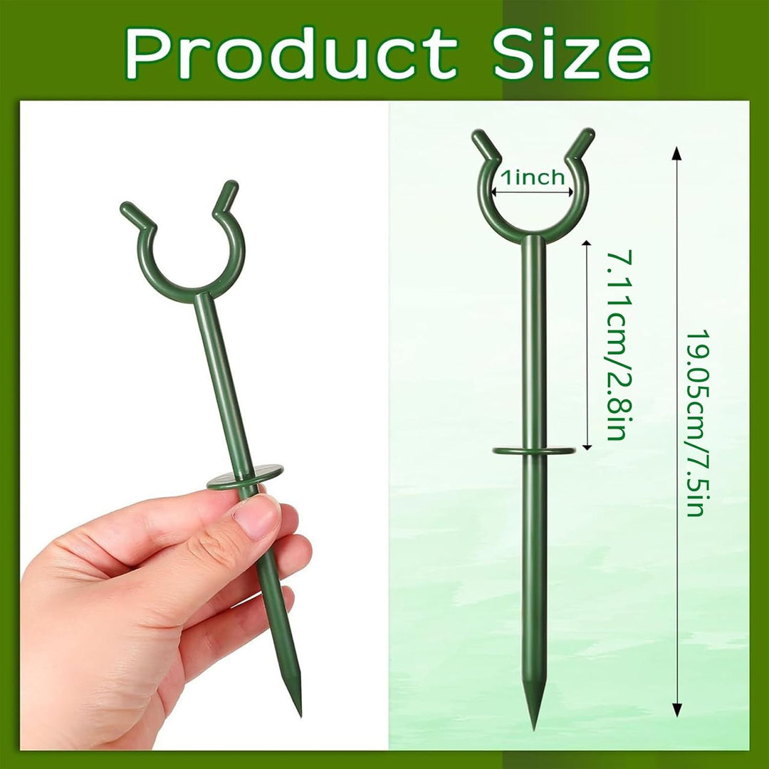 Schlauchführung – 19 x 3,8 cm Schlauchspiess für Rasen und Garten, robuster Pflanzenschutz, Bewässer