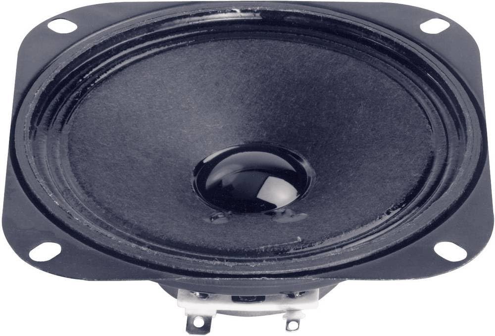 Visaton VS-R10S/4 - Lautsprecher (Verkabelt, Terminal, 20 W, 100-13000 Hz, 4 Ohm, Schwarz), 2036