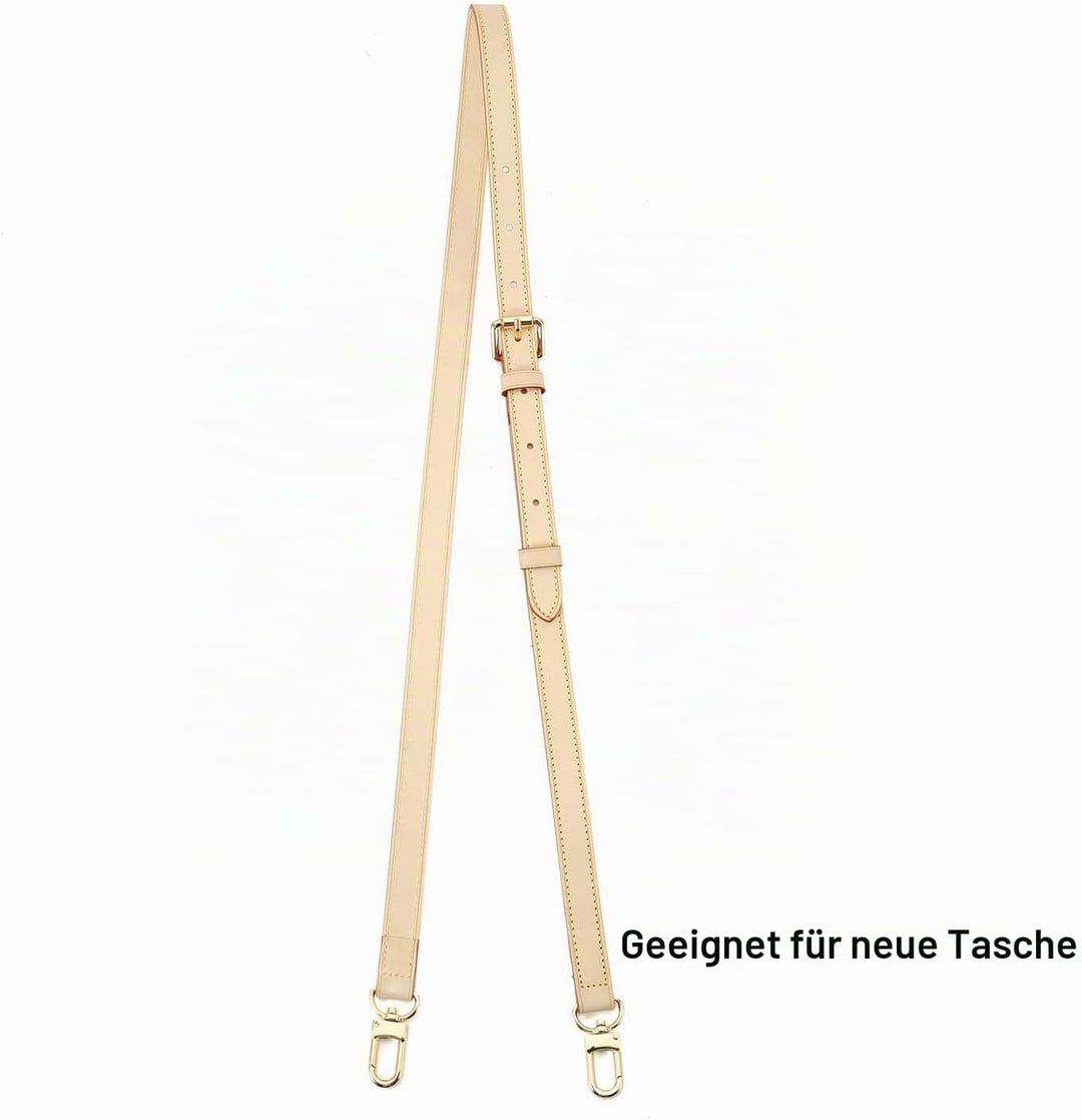Senral Schulterriemen für Taschen Non Tanned Vachetta Riemen Leder Crossbody Strap Ersatz 41&