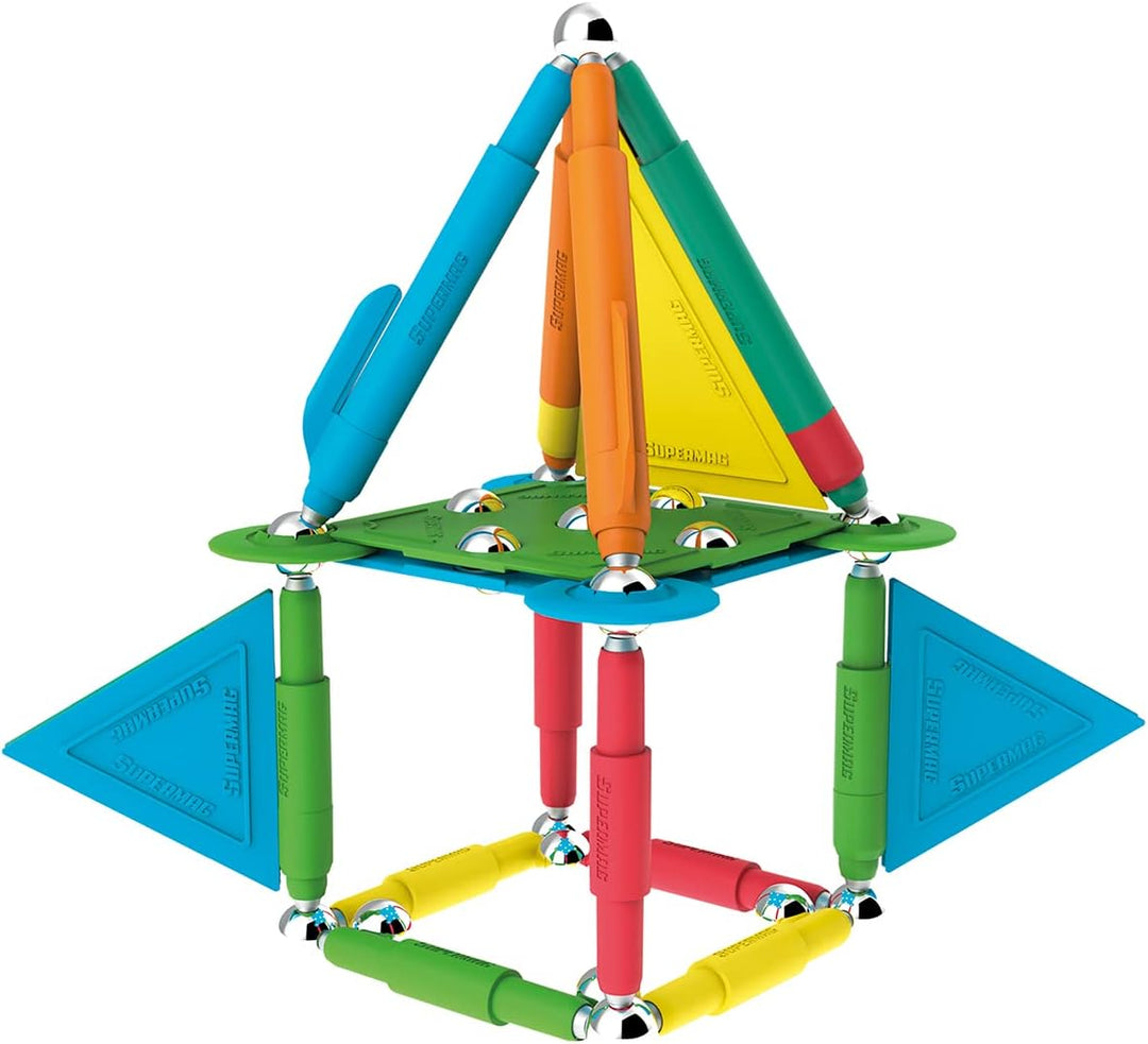 Happy People Supermag Colorstix Magnetisches Konstruktionsspielzeug Magnetische Bausteine Magnetspie