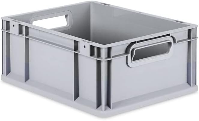 PROREGAL SuperSparSet 10x Eurobox NextGen Grip | HxBxT 17x30x40cm | Griffe offen | Glatter Boden | G