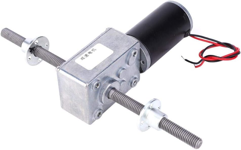 Schneckengetriebemotor, DC 24V M8 Rechts- und Linksgewinde DC-Getriebemotor drehzahl- und drehmoment