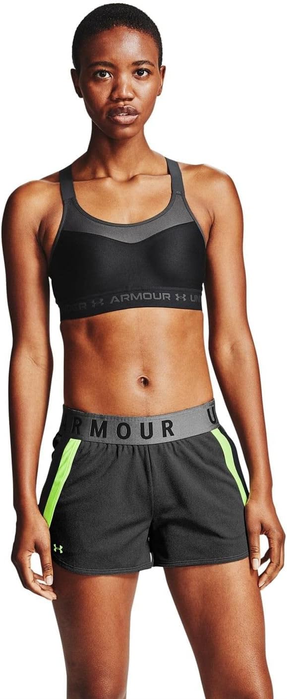 Under Armour Damen Armour High Crossback Bra Sports Bra, Schwarz