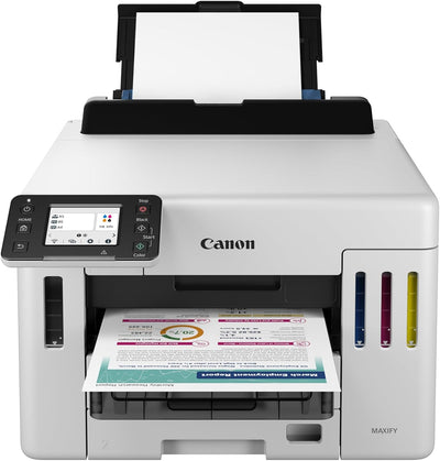 Canon MAXIFY GX5550 MegaTank Drucker (Tintenstrahl, Drucken, A4, WLAN, LAN, 6,7cm Touch LCD, Duplex-