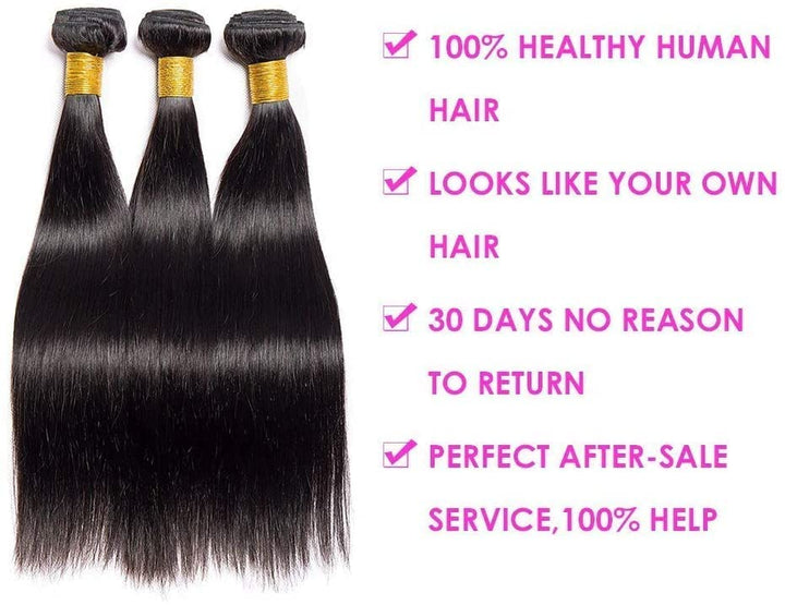 Human Hair Bundles (12 12 12 Inch）Brasilianisches Haarbündel Natürliches menschliches Haar webt bras