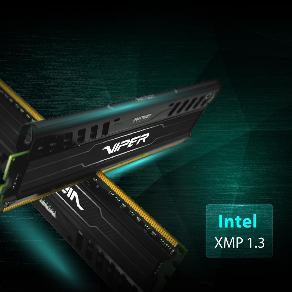 Patriot PV316G186C0K Black Mamba Arbeitsspeicher 16GB (1866MHz, CL10, 2X 8GB) DDR3-RAM Kit zwart