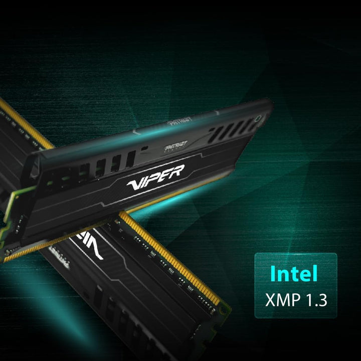 Patriot PV316G186C0K Black Mamba Arbeitsspeicher 16GB (1866MHz, CL10, 2X 8GB) DDR3-RAM Kit zwart