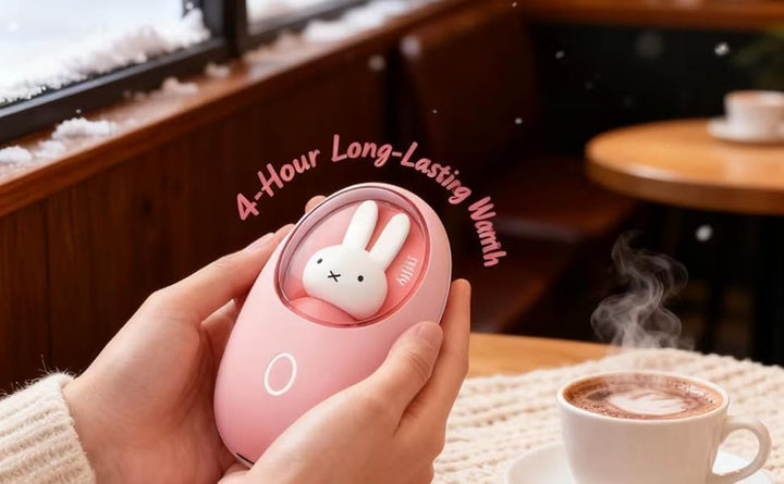 Mipow x Miffy - Portable Hand Warmer Egg for Hand and Eye,Long-Lasting Warmth & Stylish for Outdoor