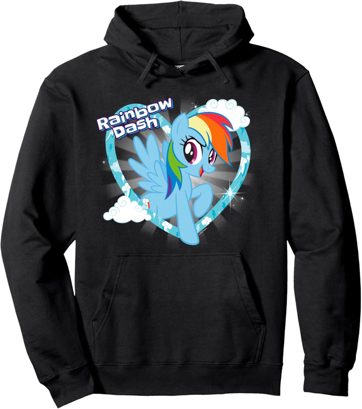 My Little Pony Rainbow Dash Heart Pullover Hoodie