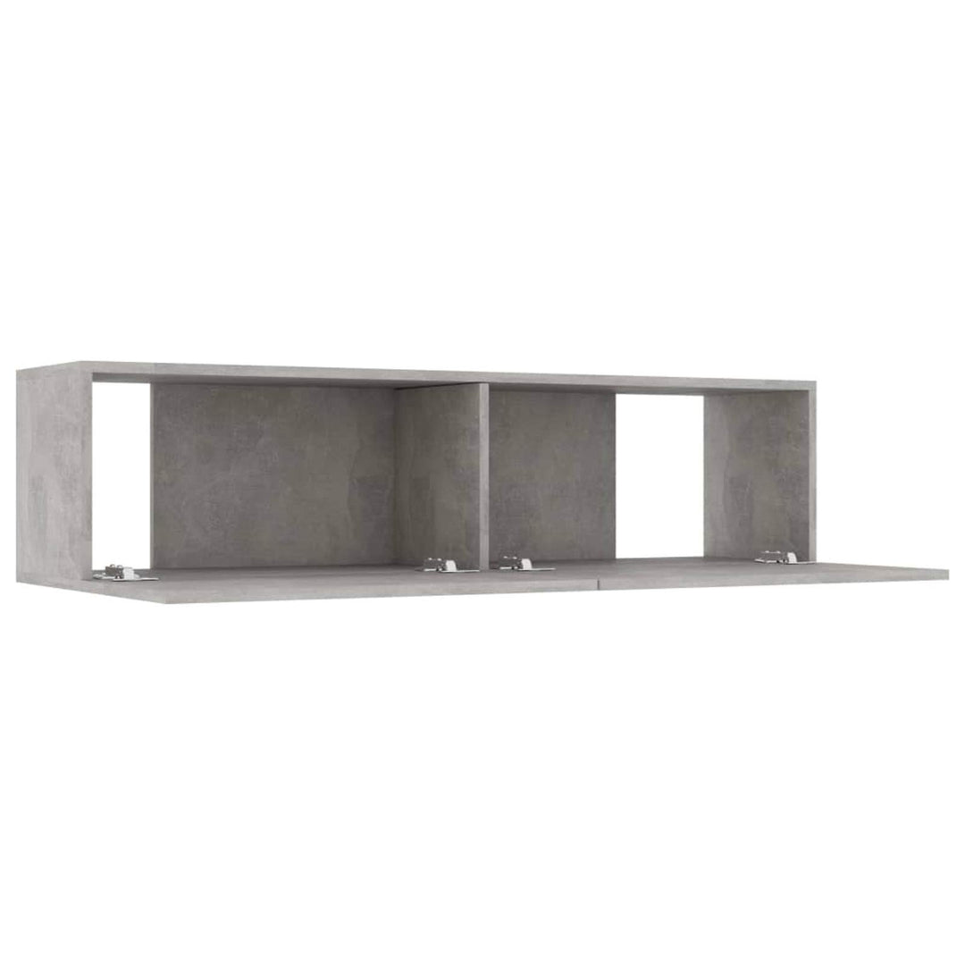 Tidyard TV-Schrank mit Zwei Klapptüren ausgestattet Hängeboard Lowboard Fernsehschrank Fernsehtisch