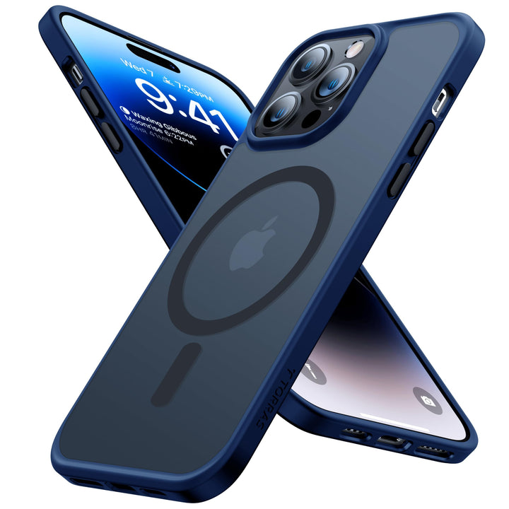 TORRAS für iPhone 14 Pro Hülle für MagSafe (Zertifizierte Schutzfähigkeit und Magnetkraft) Handyhüll