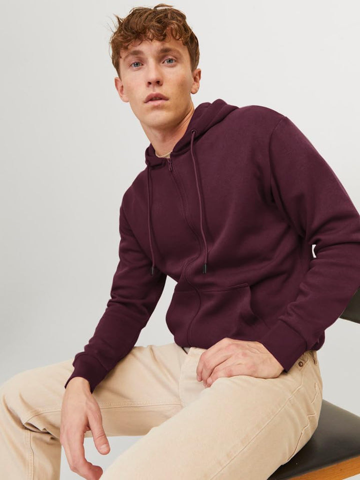 JACK &amp; JONES Jungen Jjebradley Zip Hood Noos Veste Sweat-Shirt