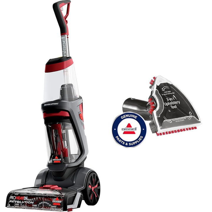 BISSELL 1858N ProHeat 2X Revolution Teppichreinigungsgerät, (800 W - 3.7 L) + 3-in-1 Stufen-und Pols