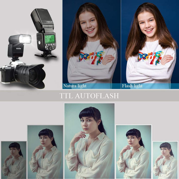 GODOX V860IIN Speedlite 2,4G HSS 1/8000S GN60 2000mAh Wiederaufladbare Akku TTL Kamera Blitz Blitzge