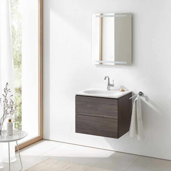 GROHE Essence - Einhand-Waschtischarmatur (wassersparend, Temperaturbegrenzer, L-Size), chrom, 23799