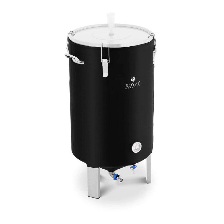 Royal Catering RCBM-70ICF Fermenter 70 l 0-40 °C Edelstahl mit Isoliermantel Gärkessel Fermentierkes