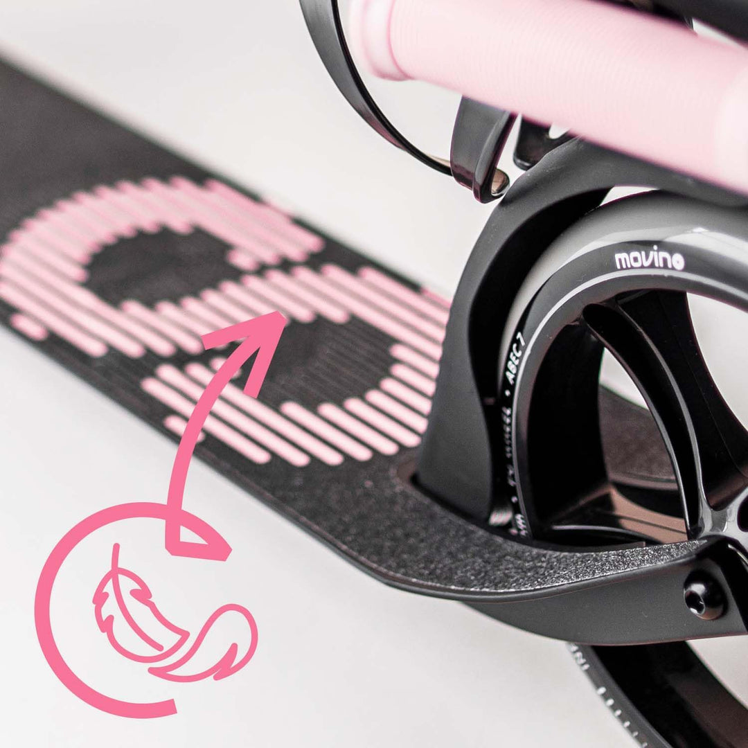 Movino Infinity Scooter | Klappbar und Höhenverstellbar | Flaschenhalter | Cityroller Cooles Räder-D