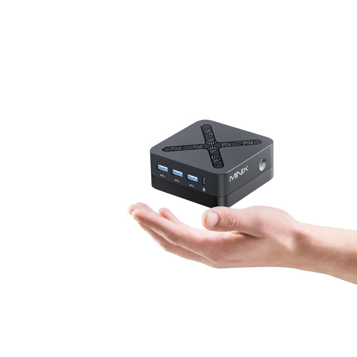 MINIX NEO Z95 Mini PC, Intel 12th Gen N95 (bis zu 3,4 GHz), 8 GB LPDDR5X RAM 256GB NVMe SSD, Dual LA