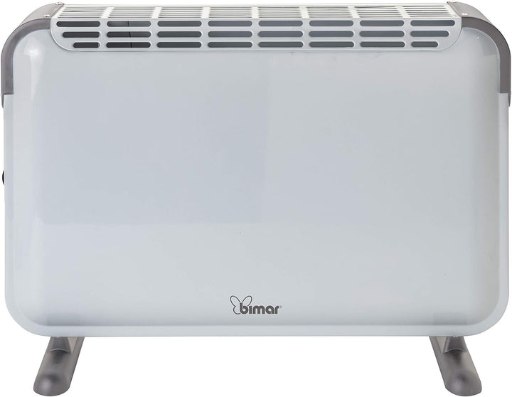 Bimar AMA07 Elektrischer Turbo-Konvektor, Heizgerät 2000 Watt Energiesparend, Mobile Elektroheizung,
