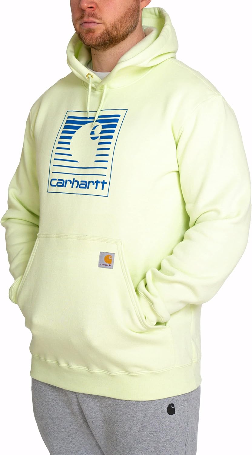 Carhartt K121 Midweight Hooded Sweatshirt XS Hauch Von Limette, XS Hauch Von Limette