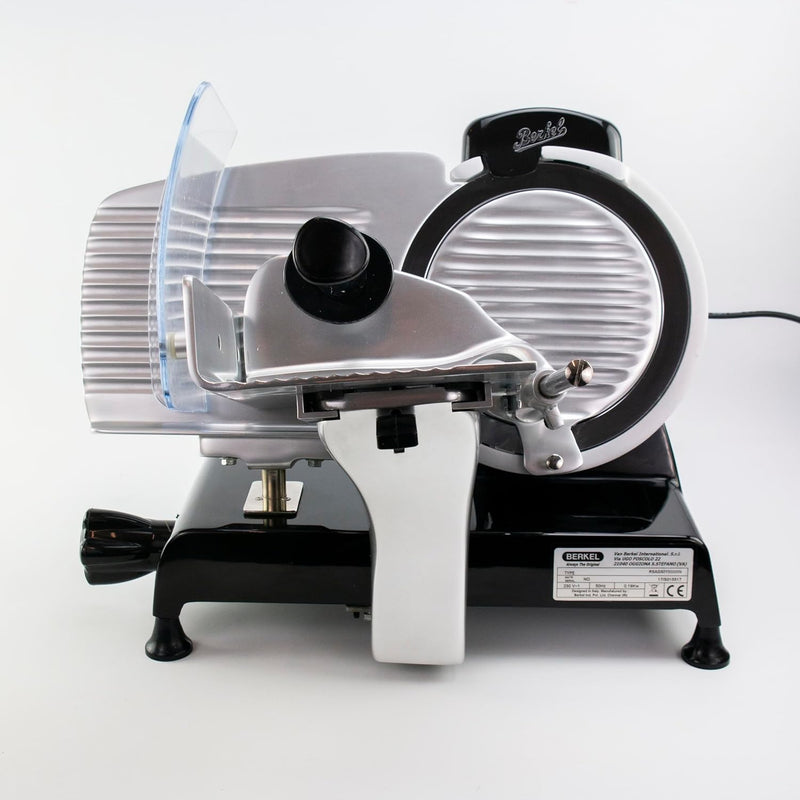 Berkel Red Line 250 schwarz Profi Aufschnittmaschine 250mm Scheideblatt inkl. handgefertigtes Einleg