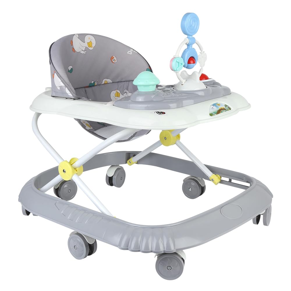 Lauflernhilfe für Babys, Mädchen, Jungen, 6-18 Monate, höhenverstellbar, mit leisen Rädern, Aktivitä