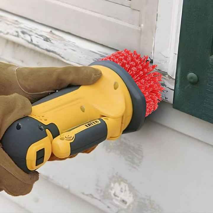 Nylonbürste #80 Körnung Schleifbürste für Satiniermaschine φ19mm Borstenbürste Satinierwalze Drahtzi