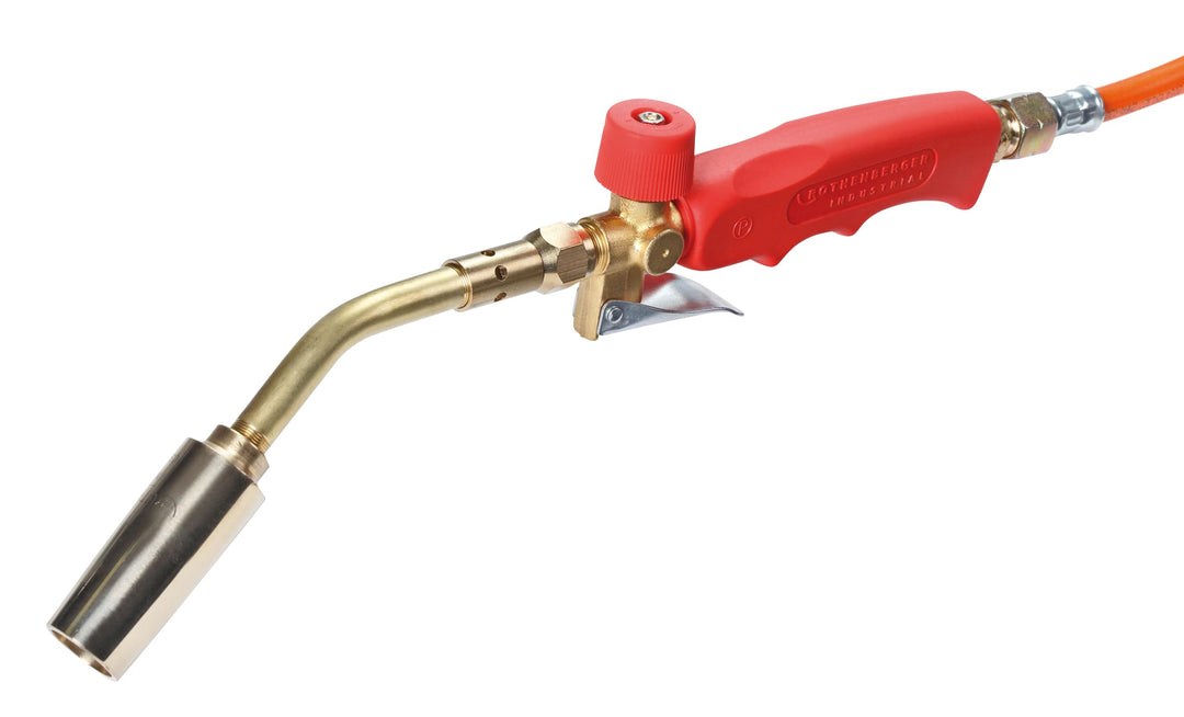 ROTHENBERGER Airprop Turbo Hartlötset inkl. 28mm Turbobrenner und Propanschlauchleitung,