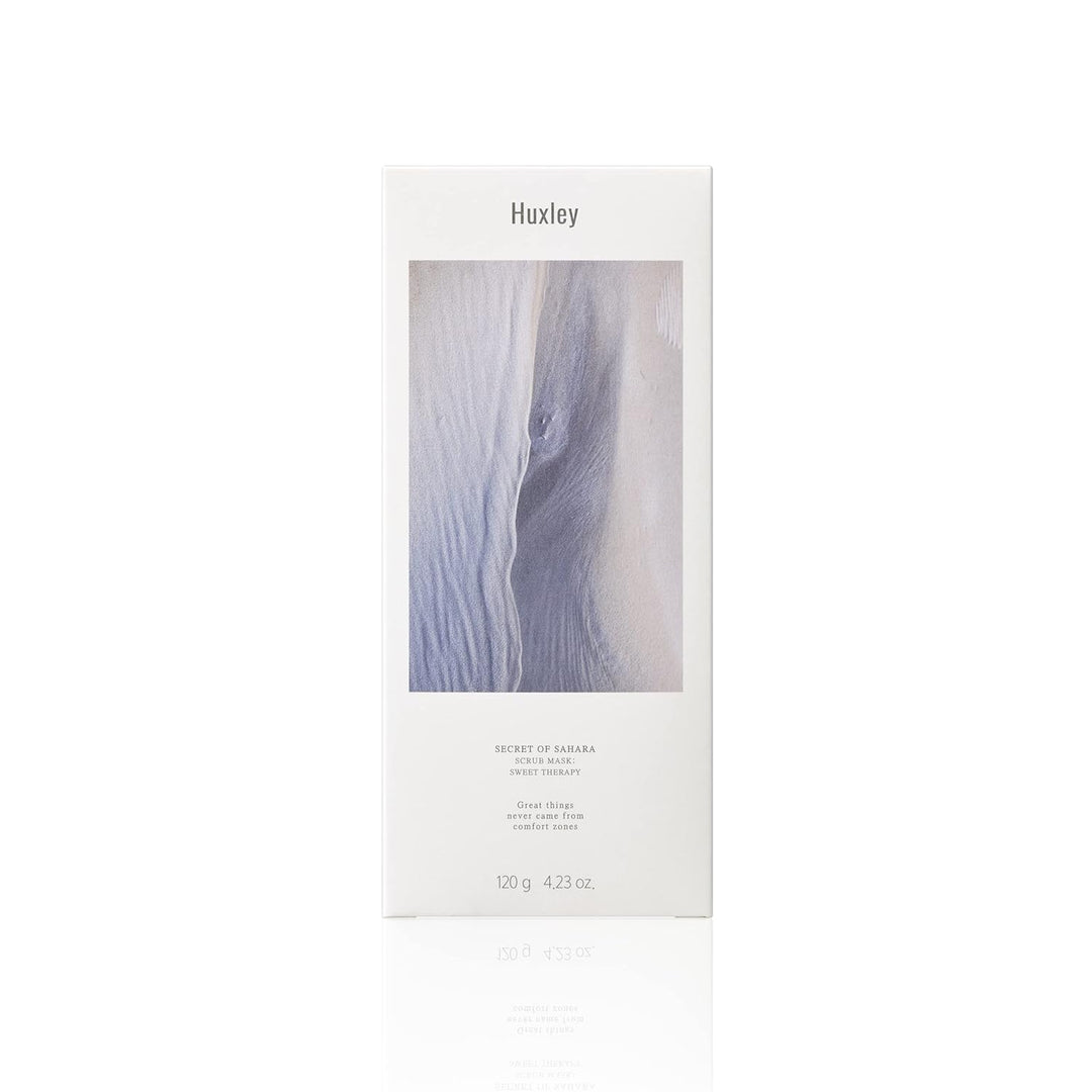 HUXLEY Scrub Mask Sweet Therapy – Feuchtigkeitsspendendes Peeling Gesicht Frauen - Gesichtspeeling,