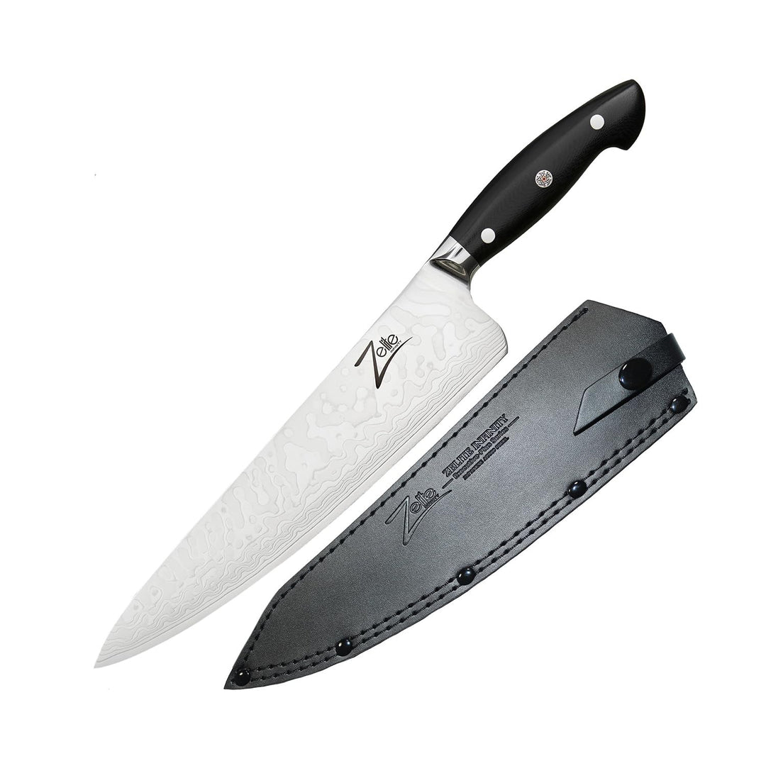 Zelite Infinity Küchenmesser 25cm – Executive-Plus-Serie – 45-lagiges Damastmesser aus Japanischem A
