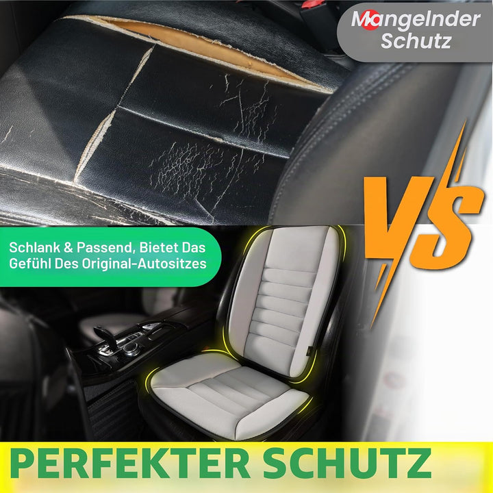 kingphenix Autositzkissen mit Rückenstützkissen: Verbessertes Komfort-Memory-Schaum-Design zur Schme