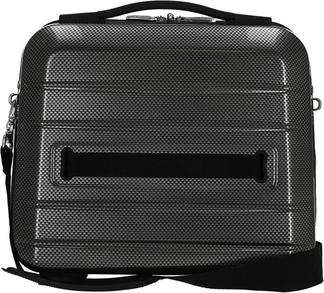 Check in Damen Kosmetikkoffer London 2.0 Reisezubehör- Kosmetiktasche 33 cm Carbon / Schwarz, 33 cm
