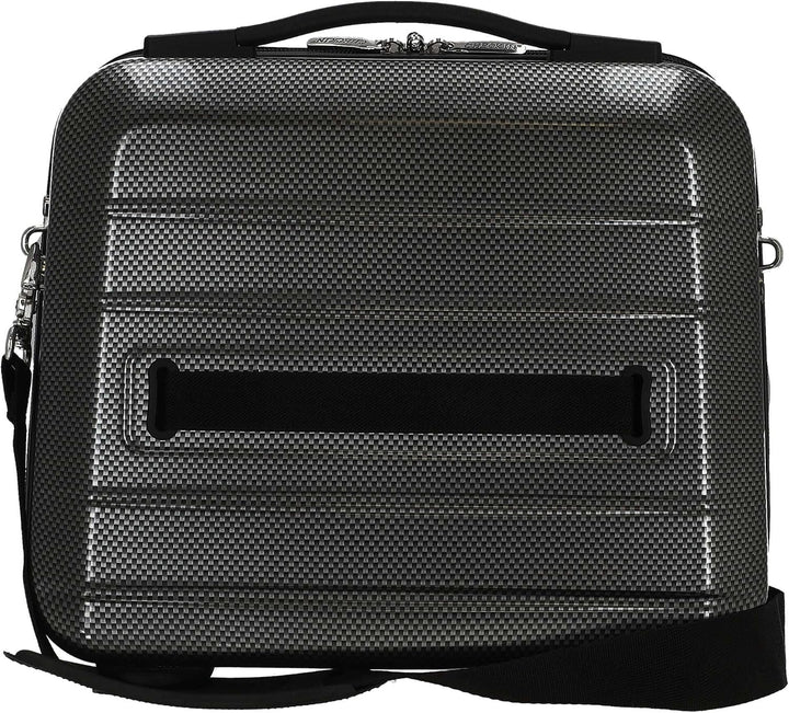 Check in Damen Kosmetikkoffer London 2.0 Reisezubehör- Kosmetiktasche 33 cm Carbon / Schwarz, 33 cm